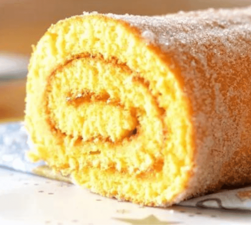 Rocambole de doce de leite