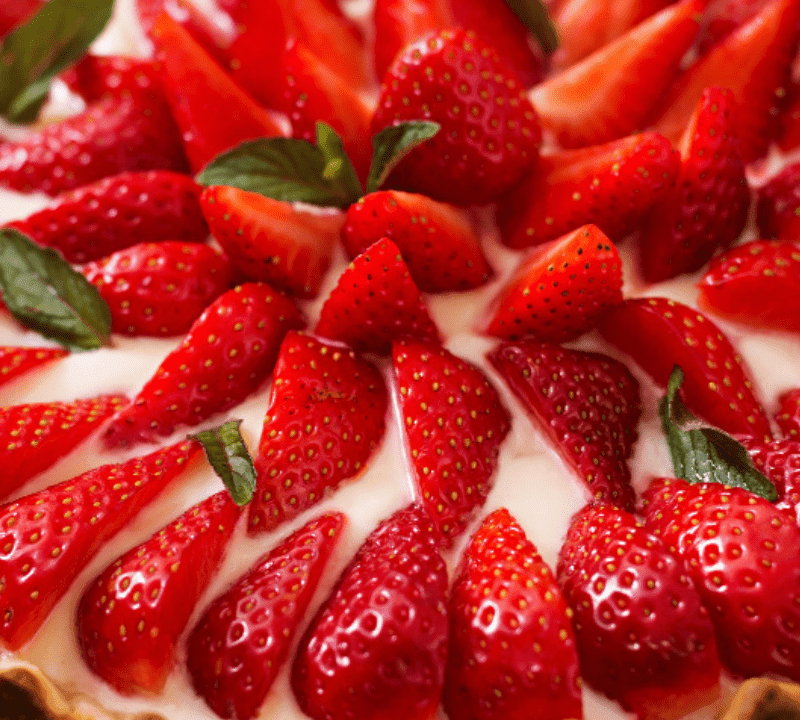 torta de morango